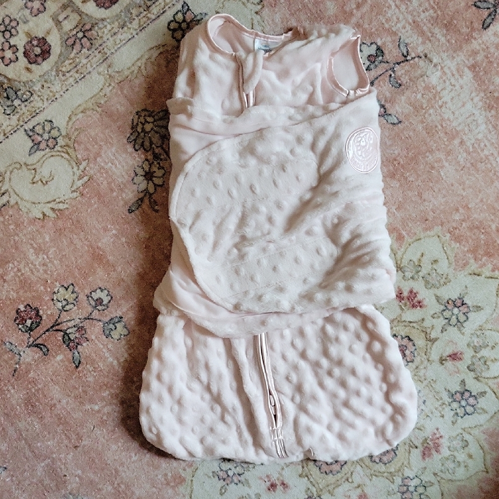 HALO Pink Fleece Sleepsack Swaddle